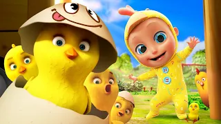 Pintinho Amarelinho🐥 - Músicas Infantis com LooLoo Kids em Português