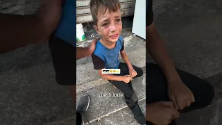 الحمدلله بكاء هاد الطفل ومعاناته تحول لسعاده وفرحه🙌🥺🥺🇵🇸#gaza
