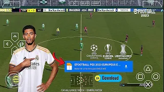 ATUALIZAÇÃO! EFOOTBALL PES 2023 PPSSPP/RUMO ESTRELATO+COPA DO BRASIL • 100% ATUALIZADO / GRÁFICOS 4K