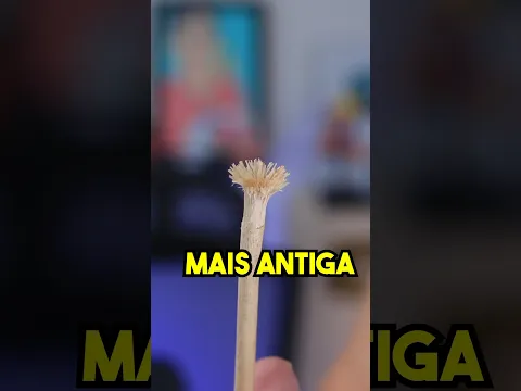 Testei se a Escova dental MAIS ANTIGA do Mundo limpa bem!! #shorts #asmr