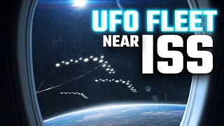 FLEETS OF UFOS Spotted TODAY near ISS in NASA LIVE Stream 👽 ISS UFO Flying Fleet SIGHTINGS