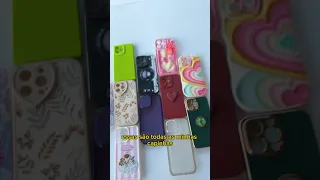 MINHA COLEÇÃO DE CAPINHA !! #shortsyoutube