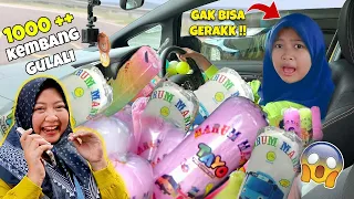 PENUHIN MOBIL DENGAN KEMBANG GULALI WARNA WARNI SURPRISE KAKAK RERE !!