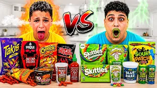 EATING The Worlds Spiciest Vs Sourest Foods!