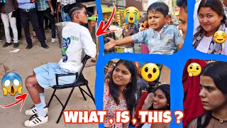 Public Scared by This Creature 😱| Aditya CrazyBones💀