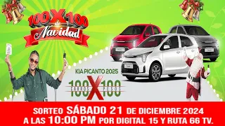 Sorteo Leidsa 100x100 Navidad del 21 de Diciembre del 2024 (Rifa 100, Rifa SEV)