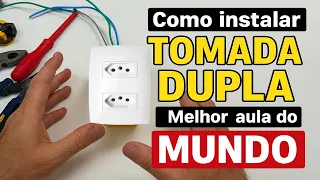 Como instalar TOMADA DUPLA -  Melhor aula do Mundo