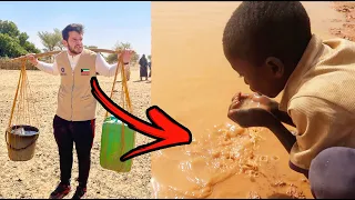 زرنا افقر قرية افريقية يشربون ماء البرك مع الحيوانات! مناظر صادمة في 2022!!