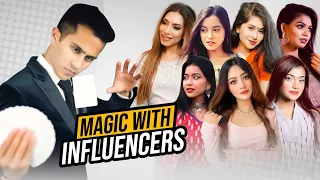 Magic Tricks, Prank & Tutorial With Popular Influencers | Magic Razik