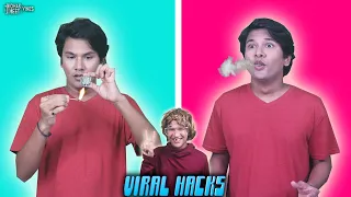 VIRAL HACKS 3 : वायरल हैक्स TESTED | ICE SMOKE | COMEDY VIDEO | #Funny #Bloopers || MOHAK MEET VINES