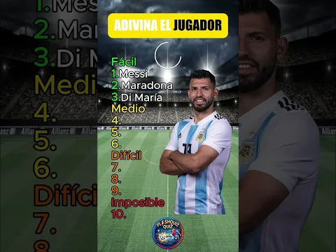 ¿Puedes ADIVINAR a estos 10 futbolistas ARGENTINOS? ⚽ 🇦🇷