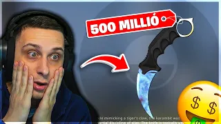 A VILÁG LEGDRÁGÁBB CS:GO KÉSEI... (500 MILLIÓ FORINT)