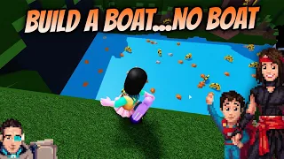 We BROKE Build-A-Boat on Roblox