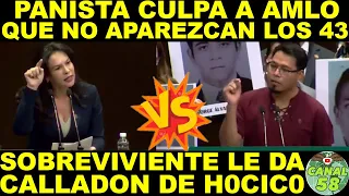 SOBREVIVIENTE DE LOS 43 DEFIENDE A AMLO! PANISTA ACUSA A "LOPEZ" QUE NO APAREZCAN LOS 43 ESTUDIANTES