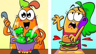 Good Mother VS Bad Mother 🍐 Overprotective VS Too Busy 🍐 Pear Couple