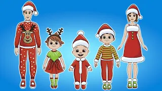 Dress UP for New Year Party - DIY Drawings Cocomelon Characters
