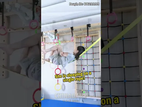 Sleeping rope challenge