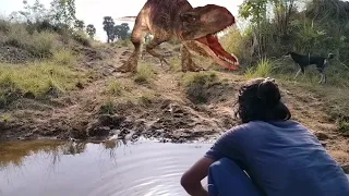 Jurassic park in villages #jurrasicworlddominion  #village #youtube