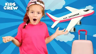 Travel Song: New Airport Adventure | Kids Crew Nursery Rhymes
