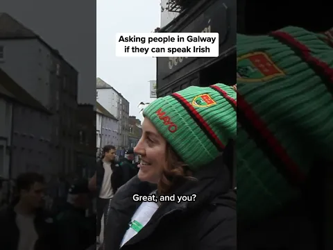 This man certainly can speak Irish/ Gaeilge / Gaelic!