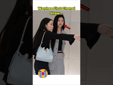 wonhee at her first fashion show!