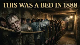 Workers Paid to Sleep Standing Up — Victorian London 1888 (AI Reconstruction)
