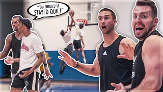 Xavier Rathan Mayes SHUTS DOWN TRASH TALKER At Pro Run 😈 | Jordan Lawley Basketball