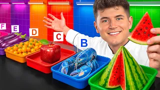 I Ate Rare Food In EVERY Color