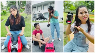 Noob motor and Pro car battle 🚘❌🏎 #shorts Sunny TV funny tiktok