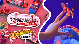 Hot Wheels Skate Tutorial: How to Fingerboard with Shoes!