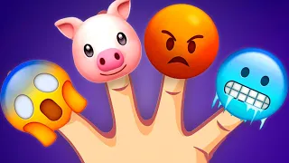 Finger family emoji | Kids Songs And Nursery Rhymes | Maya Mary Mia