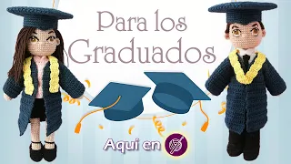 👩‍🎓👨‍🎓Graduados AMIGURUMI🧶a Crochet PASO A PASO | @crochetapasitos
