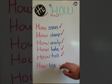 Recuerda estas frases con "HOW" en inglés