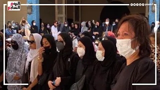 ملخص جنازة دلال عبد العزيز😥.. الألم والصدمة على وجه دنيا وإيمى سمير غانم