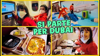 Andiamo a Dubai 😍 Cena in aereo e arrivo in hotel! (Giorno 1)