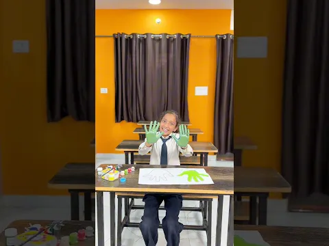 Hand colour 🎨 #schoollife #shortsvideo #colorschelenge #aanganwadikebacche  #sumitfarkale01