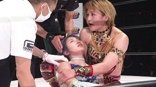 【スターダム】天咲光由が朱里との超新星五番勝負で衝撃失神KOによりレフェリーストップ！スリーパーで締め上げリングドクターも駆け寄る！-3.25 NEW BLOOD Premium-【STARDOM】
