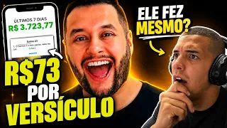 Samuel Bradoke Reage : NOVA IA CRIA RENDA COMPARTILHANDO Versiculos BiBLICOS no Celular