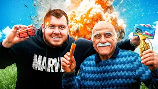 DRAGI CRNI I JA ROKAMO 1000 PETARDI *dragi sipao benzin