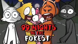 SPRUNKI & 99 NIGHTS IN THE FOREST | Survival in the Cursed Forest