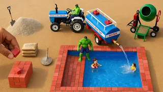 diy homemade mini swimming pool science project @HamroCreator10