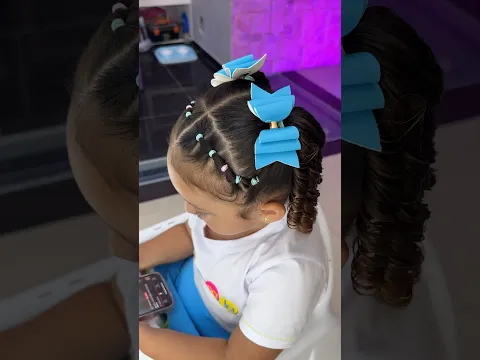 PEINANDO A EMI PARA EL COLE 😍✨