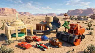 Disney Cars Frank Goes Crazy! Give Back the Friends' Colors | Disney Cars Toys