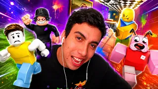 LIVE 🔴 JUGUÉ ROBLOX CON HOLLMAN... Y MIRA QUIÉN MÁS APARECIÓ! ME GUSTÓ ESTE NUEVO JUEGO #abrahaham