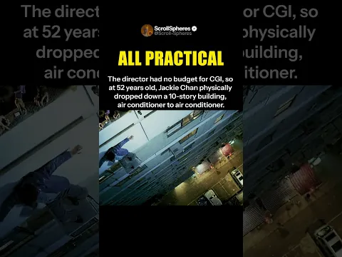 Jackie Chan Jumped Down 10 Stories At 52 Years Old