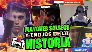 LOS MAYORES SALSEOS y ENOJOS de la HISTORIA del CLASH ROYALE ! ! | DrekzeNN