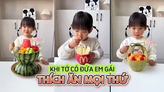 Tổng Hợp Tớ Có Đứa Em Gái Thích Ăn Mọi Thứ Tập 3 - Siêu Hài Hước | Tony Reviews