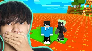 មកលេងMinecraftតែLavaឡើងមករាល់មួយនាទី