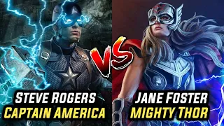 Captain America Vs Mighty Thor | Who will win 🤔 | AKB Galaxy