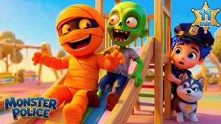 Play Nice at The Playground 🛝 + More Monster Police Kids Songs